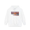 Sunset Beach Hoodie — Watercolor Ocean Sunset Hoodie